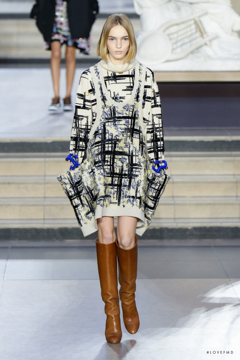 Puck Schrover featured in  the Louis Vuitton fashion show for Autumn/Winter 2022