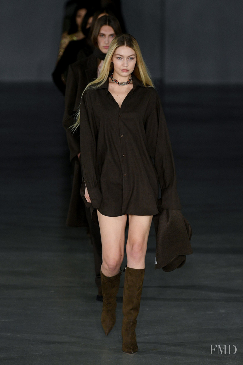 Gigi Hadid featured in  the Ludovic de Saint Sernin fashion show for Autumn/Winter 2022