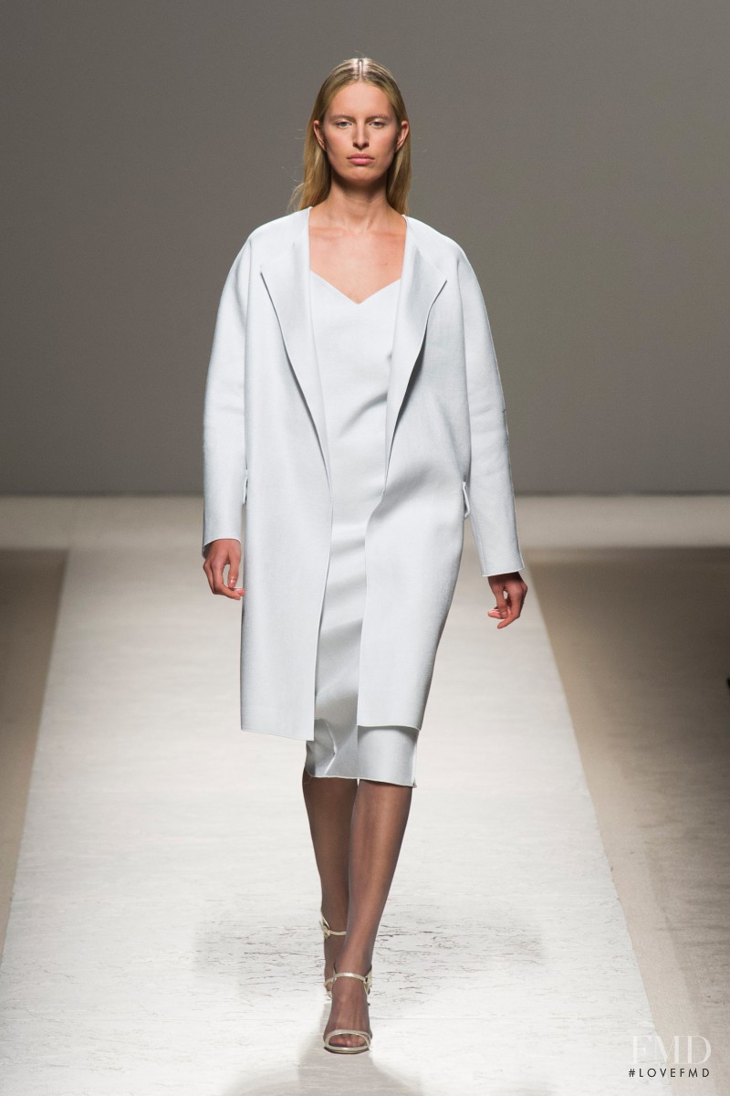 Karolina Kurkova featured in  the Max Mara fashion show for Spring/Summer 2014