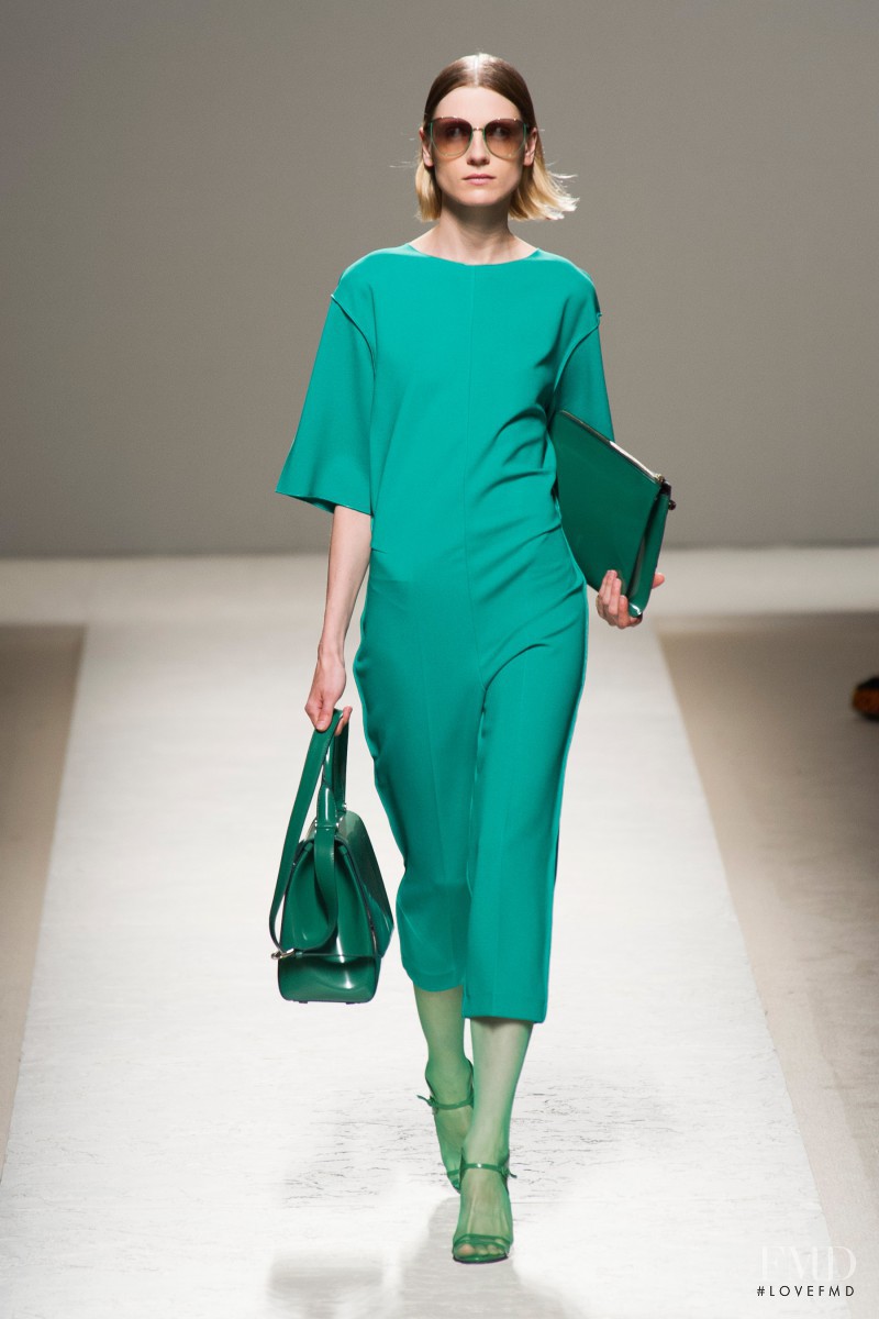 Maria Loks featured in  the Max Mara fashion show for Spring/Summer 2014