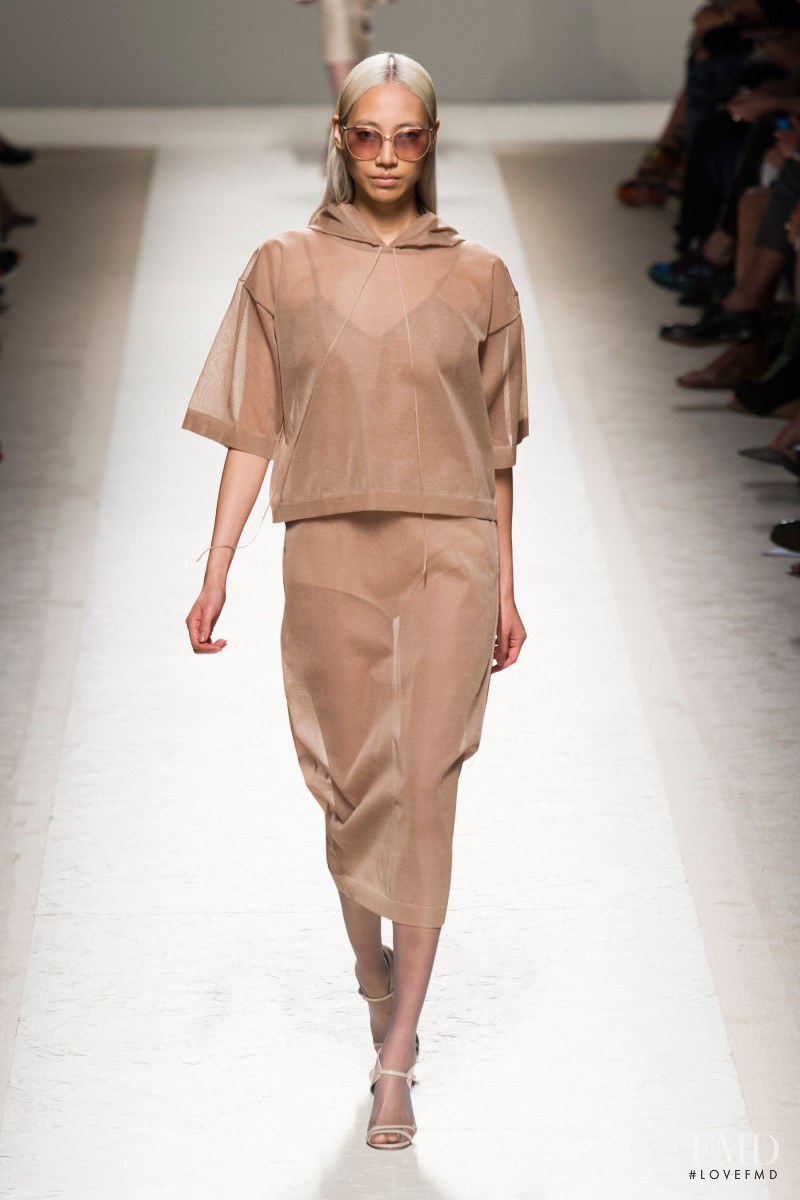 Soo Joo Park featured in  the Max Mara fashion show for Spring/Summer 2014