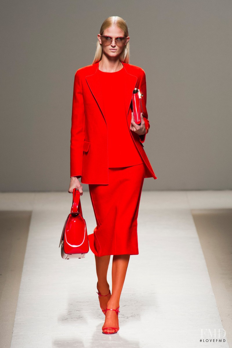 Charlotte Hoyer featured in  the Max Mara fashion show for Spring/Summer 2014