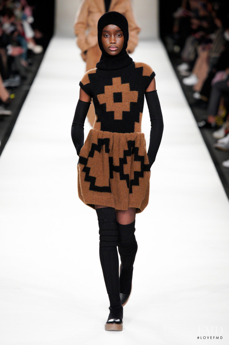Maty Fall Diba featured in  the Max Mara fashion show for Autumn/Winter 2022