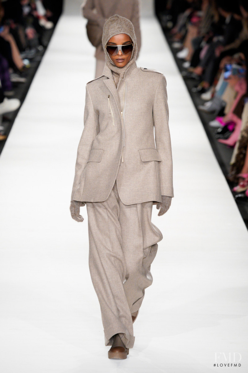 Malika Louback featured in  the Max Mara fashion show for Autumn/Winter 2022