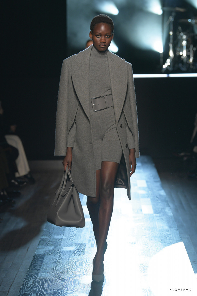 Caren Jepkemei featured in  the Michael Kors Collection fashion show for Autumn/Winter 2022