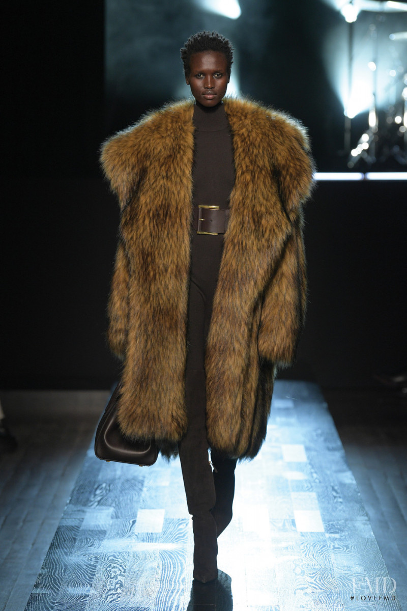 Amar Akway featured in  the Michael Kors Collection fashion show for Autumn/Winter 2022