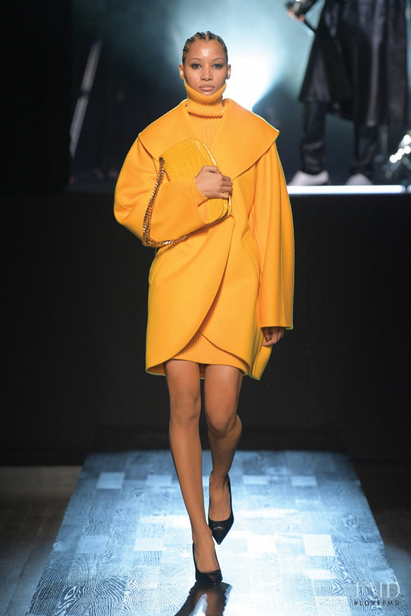 Lineisy Montero featured in  the Michael Kors Collection fashion show for Autumn/Winter 2022