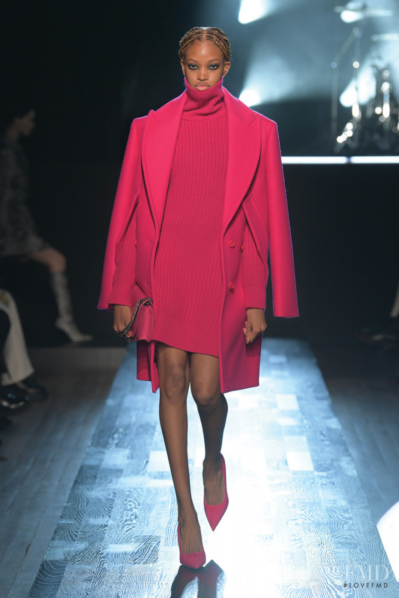 Jadore Benjamin featured in  the Michael Kors Collection fashion show for Autumn/Winter 2022