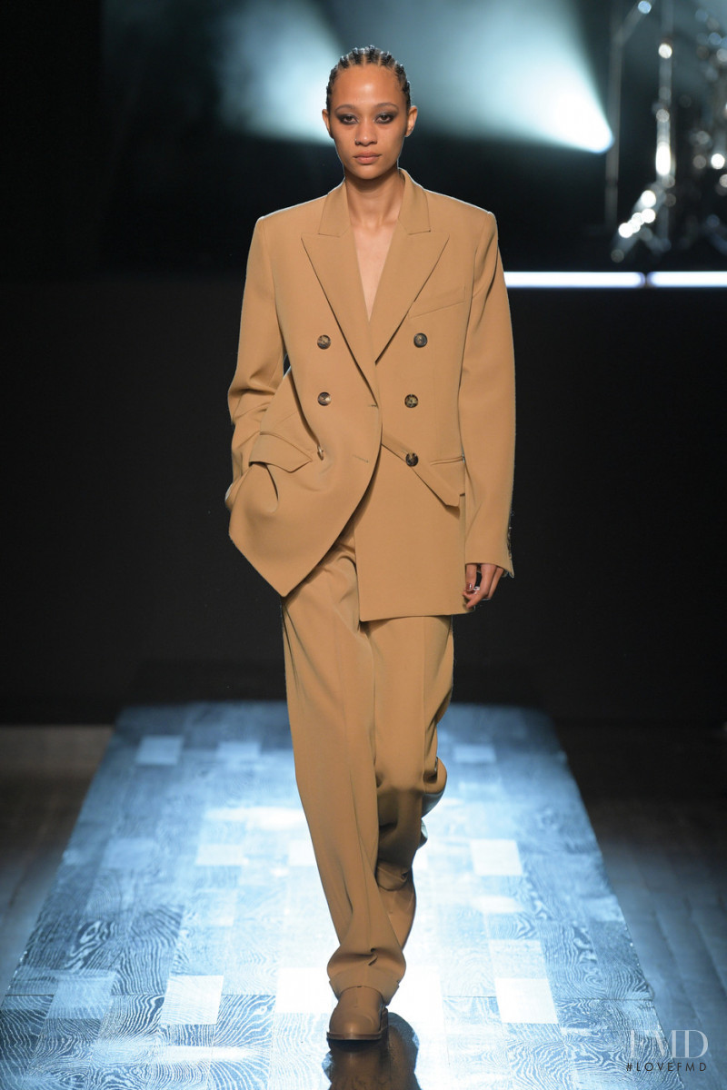 Selena Forrest featured in  the Michael Kors Collection fashion show for Autumn/Winter 2022