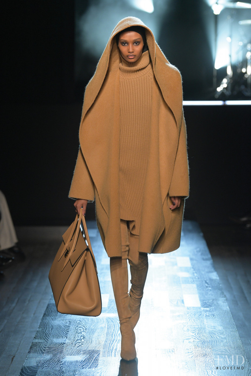 Ugbad Abdi featured in  the Michael Kors Collection fashion show for Autumn/Winter 2022