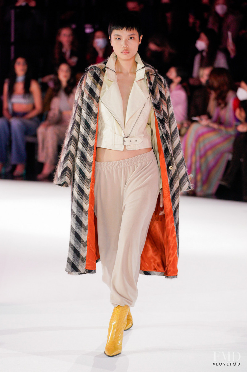 Kayako Higuchi featured in  the Missoni fashion show for Autumn/Winter 2022