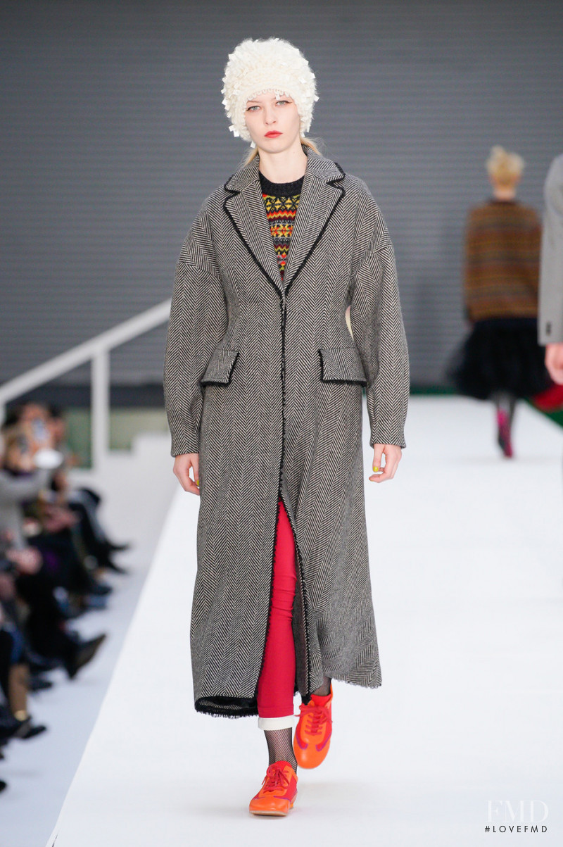 Remington Williams featured in  the Molly Goddard fashion show for Autumn/Winter 2022