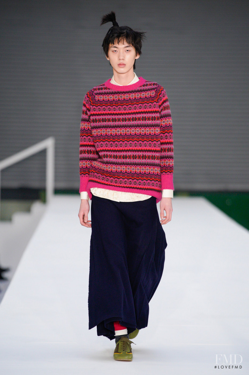 Lee Yeong Ho featured in  the Molly Goddard fashion show for Autumn/Winter 2022