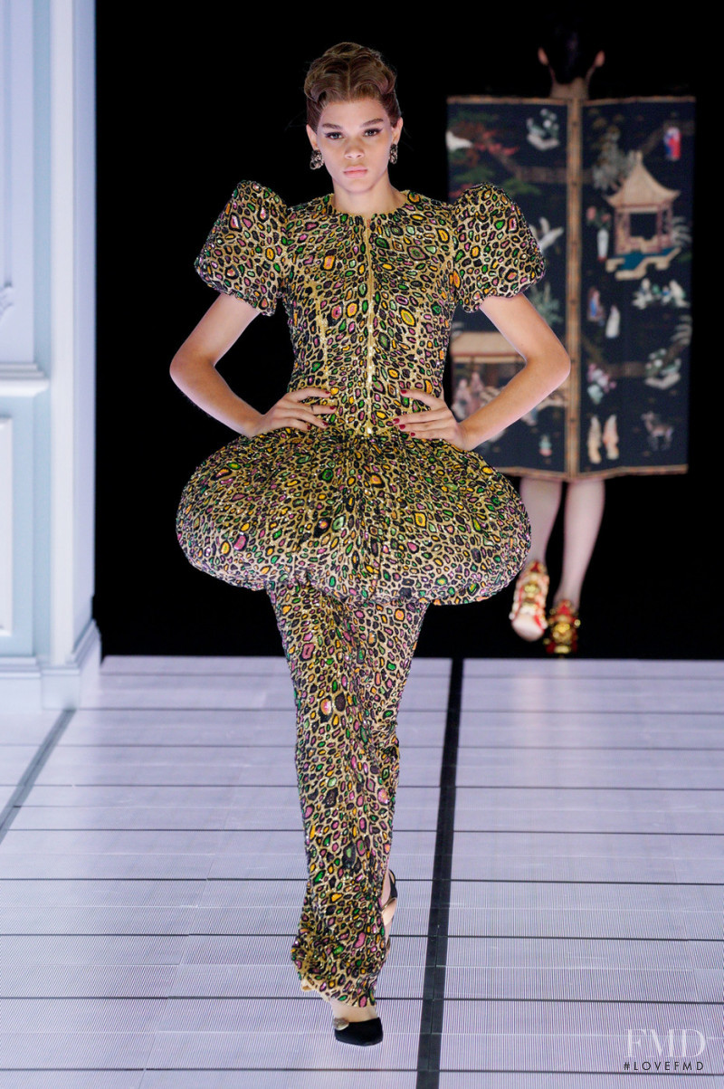 Hiandra Martinez featured in  the Moschino fashion show for Autumn/Winter 2022