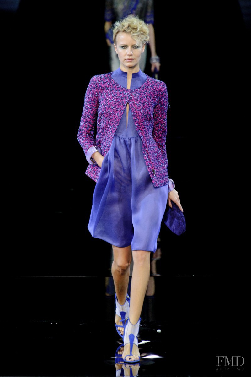Phenelope Wulff featured in  the Giorgio Armani fashion show for Spring/Summer 2014