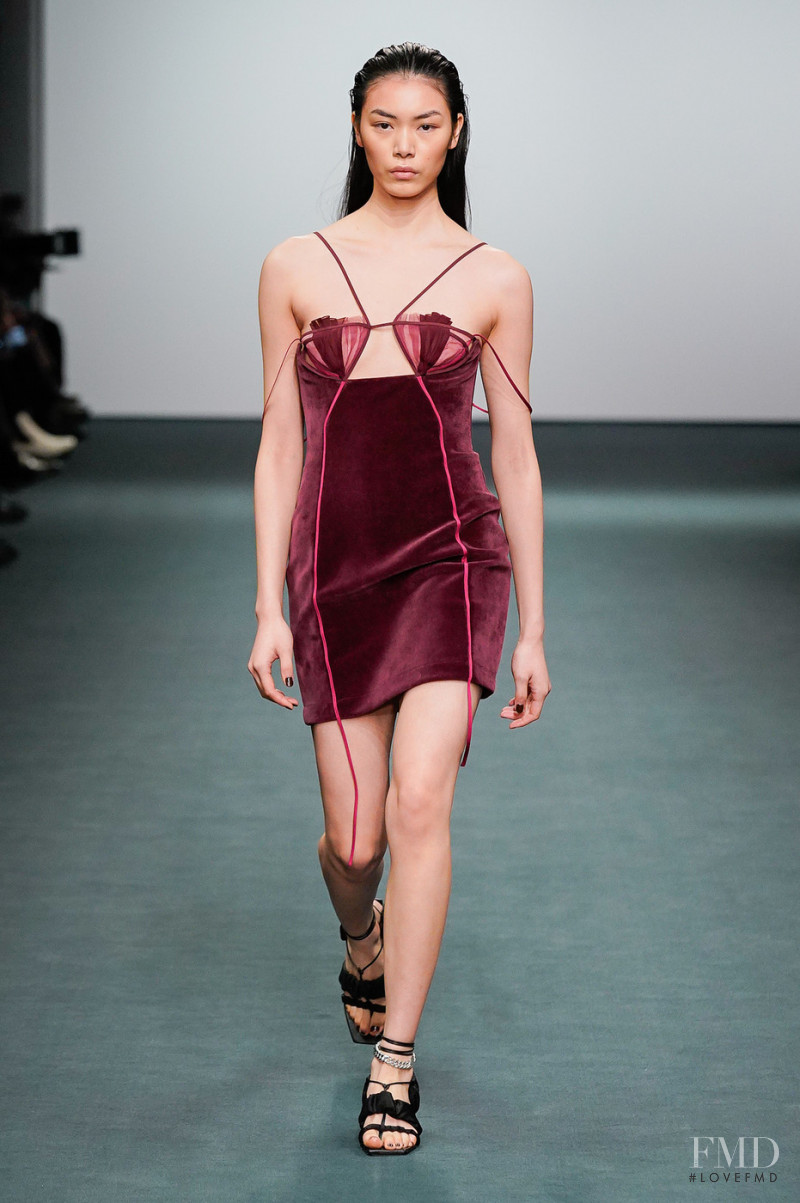 Bingbing Liu featured in  the Nensi Dojaka fashion show for Autumn/Winter 2022