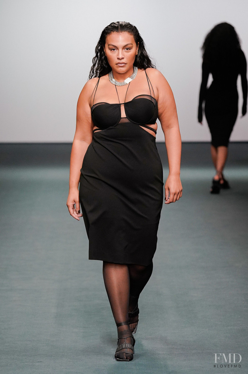 Paloma Elsesser featured in  the Nensi Dojaka fashion show for Autumn/Winter 2022