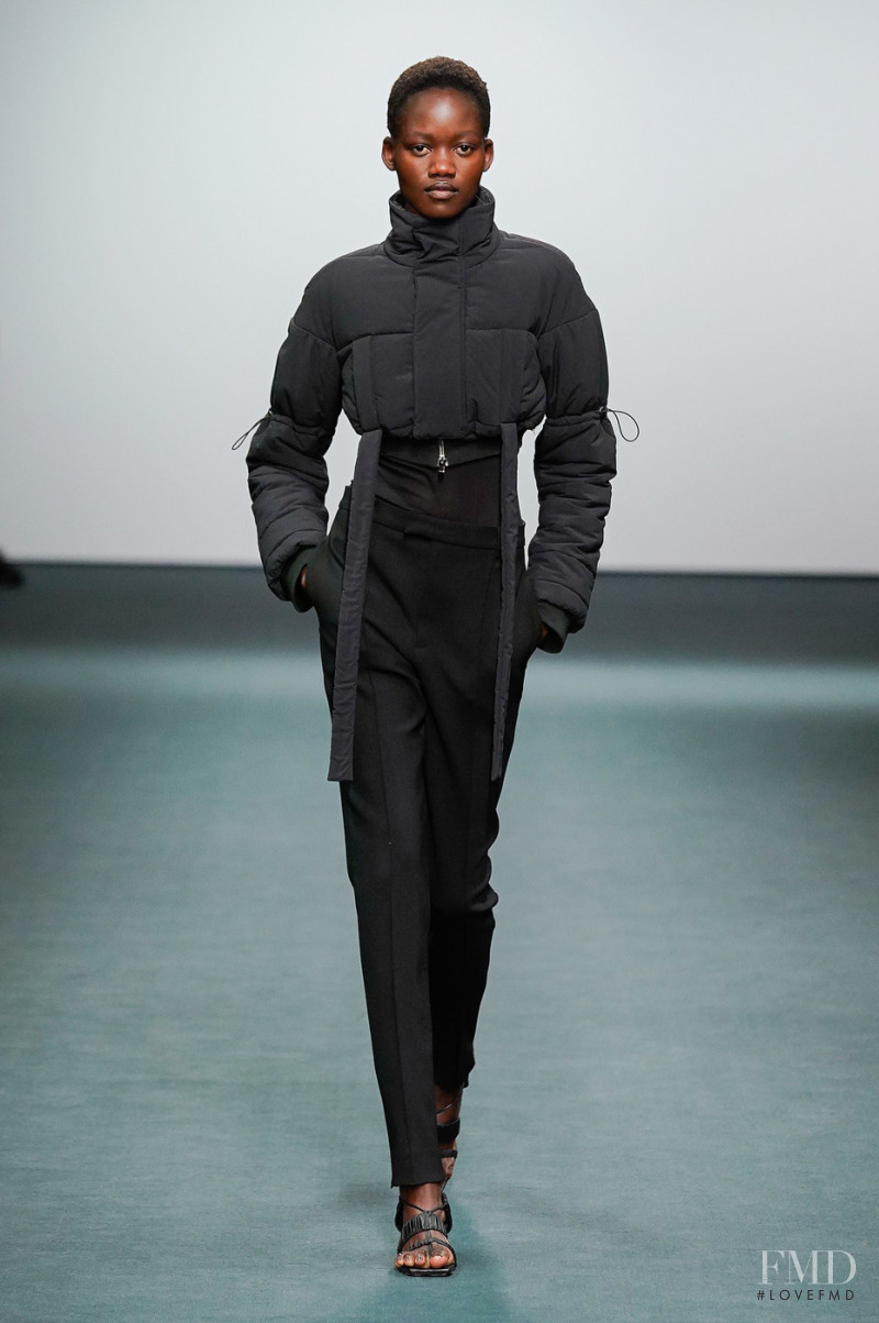 Caren Jepkemei featured in  the Nensi Dojaka fashion show for Autumn/Winter 2022