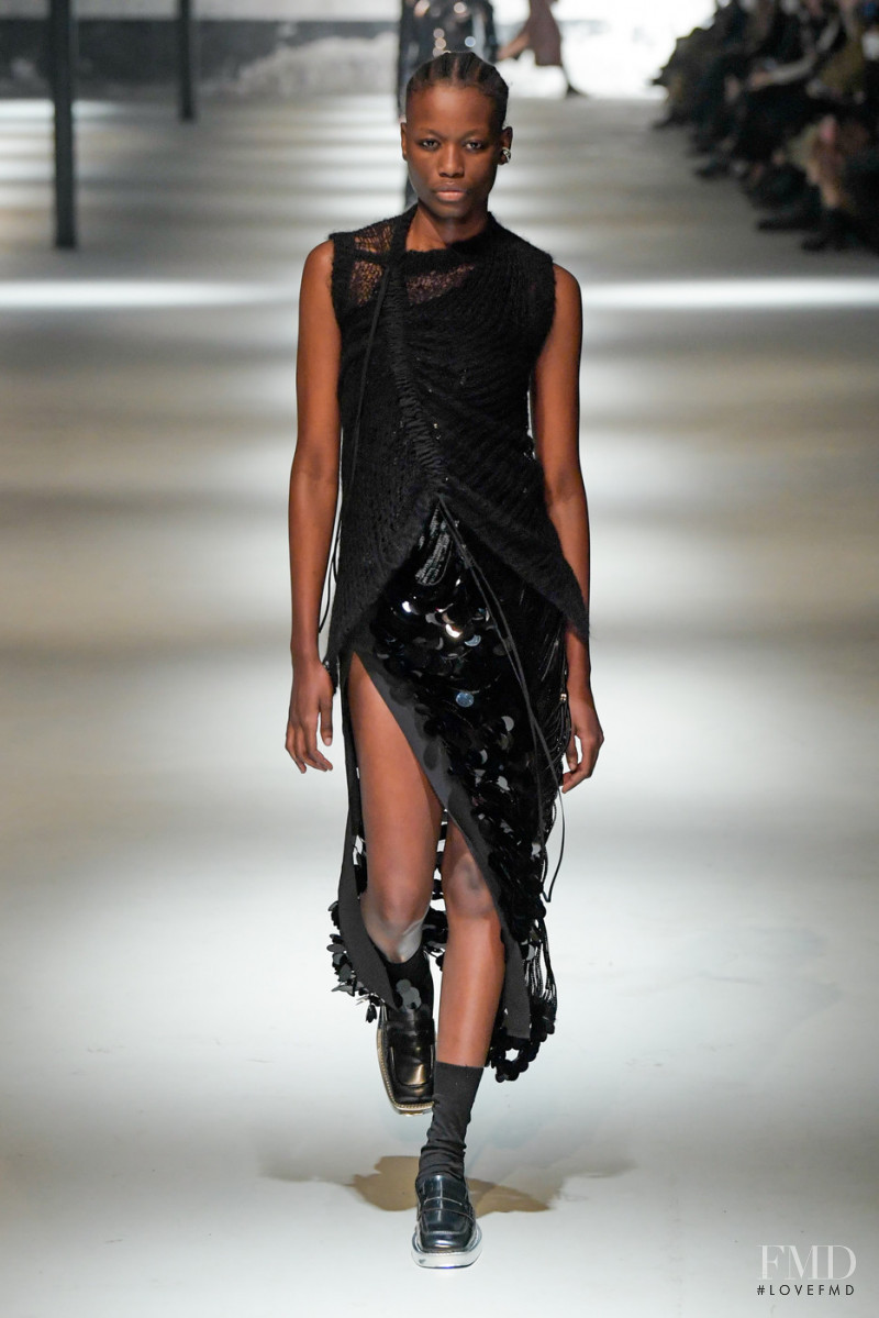 Beyonce Ambrose featured in  the N° 21 fashion show for Autumn/Winter 2022