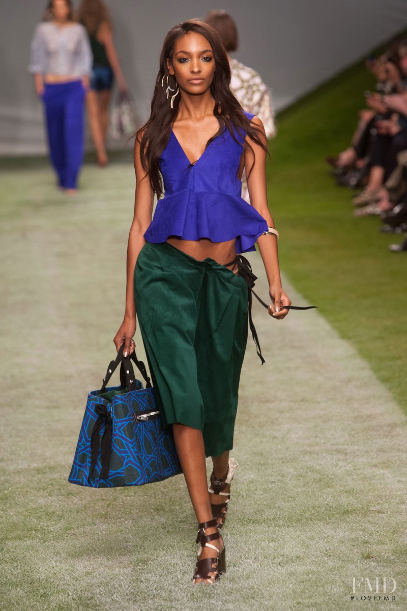 Jourdan Dunn featured in  the Topshop Unique fashion show for Spring/Summer 2014