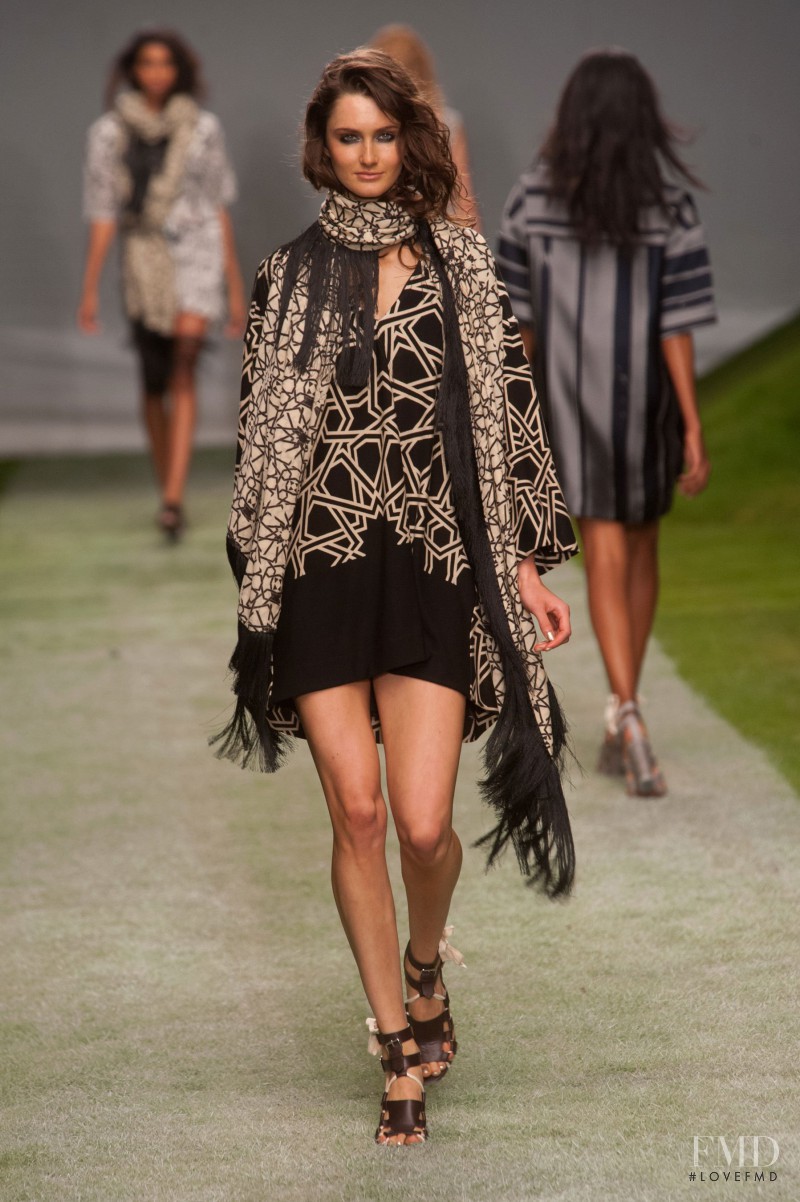 Mackenzie Drazan featured in  the Topshop Unique fashion show for Spring/Summer 2014