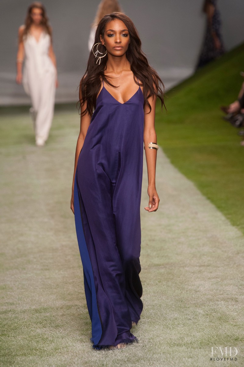 Jourdan Dunn featured in  the Topshop Unique fashion show for Spring/Summer 2014