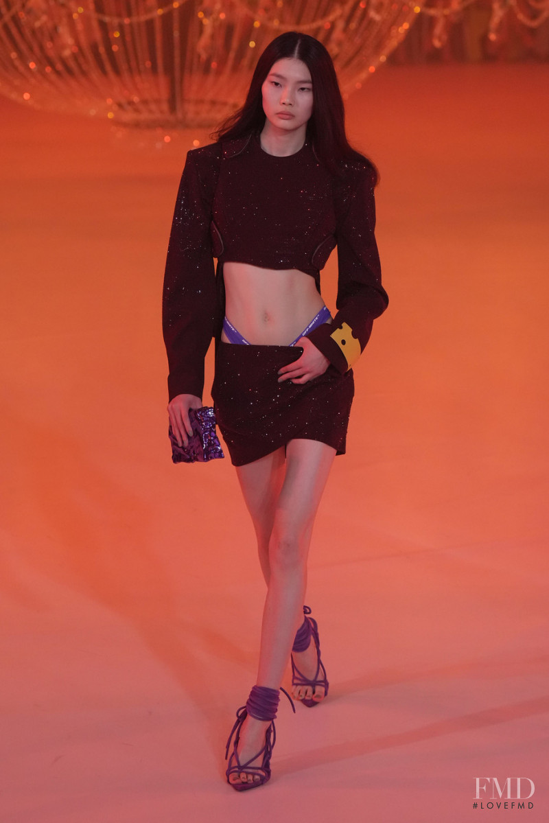 Sherry Shi featured in  the Off-White fashion show for Autumn/Winter 2022