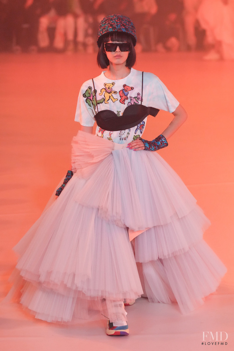 Amane Taniguchi featured in  the Off-White fashion show for Autumn/Winter 2022