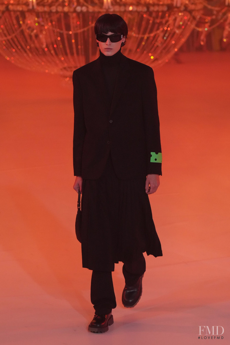 Dries Haseldonckx featured in  the Off-White fashion show for Autumn/Winter 2022