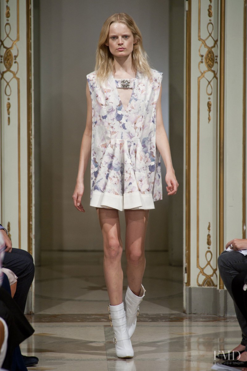 Hanne Gaby Odiele featured in  the Francesco Scognamiglio fashion show for Spring/Summer 2014
