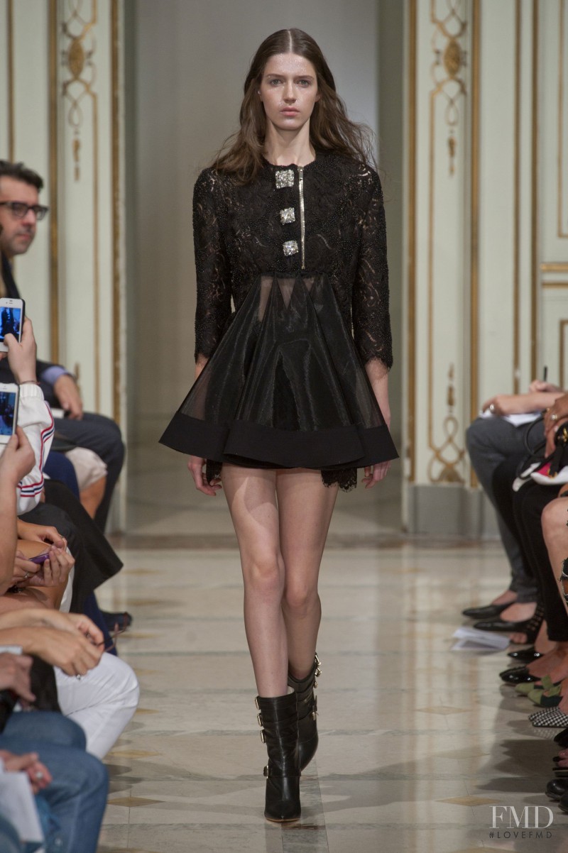 Josephine van Delden featured in  the Francesco Scognamiglio fashion show for Spring/Summer 2014