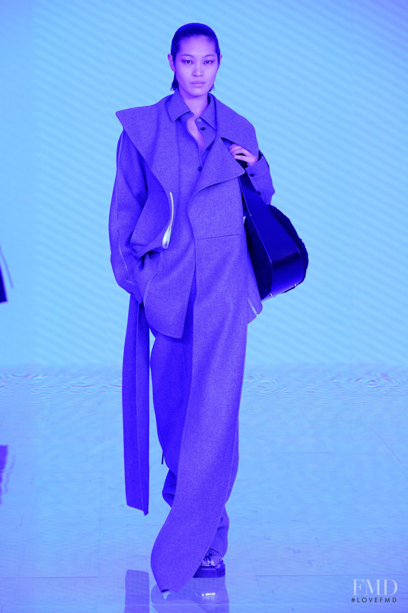 Chiharu Okunugi featured in  the Peter Do fashion show for Autumn/Winter 2022
