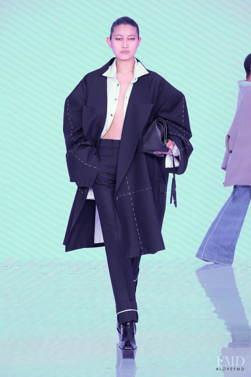 Eny Jaki featured in  the Peter Do fashion show for Autumn/Winter 2022