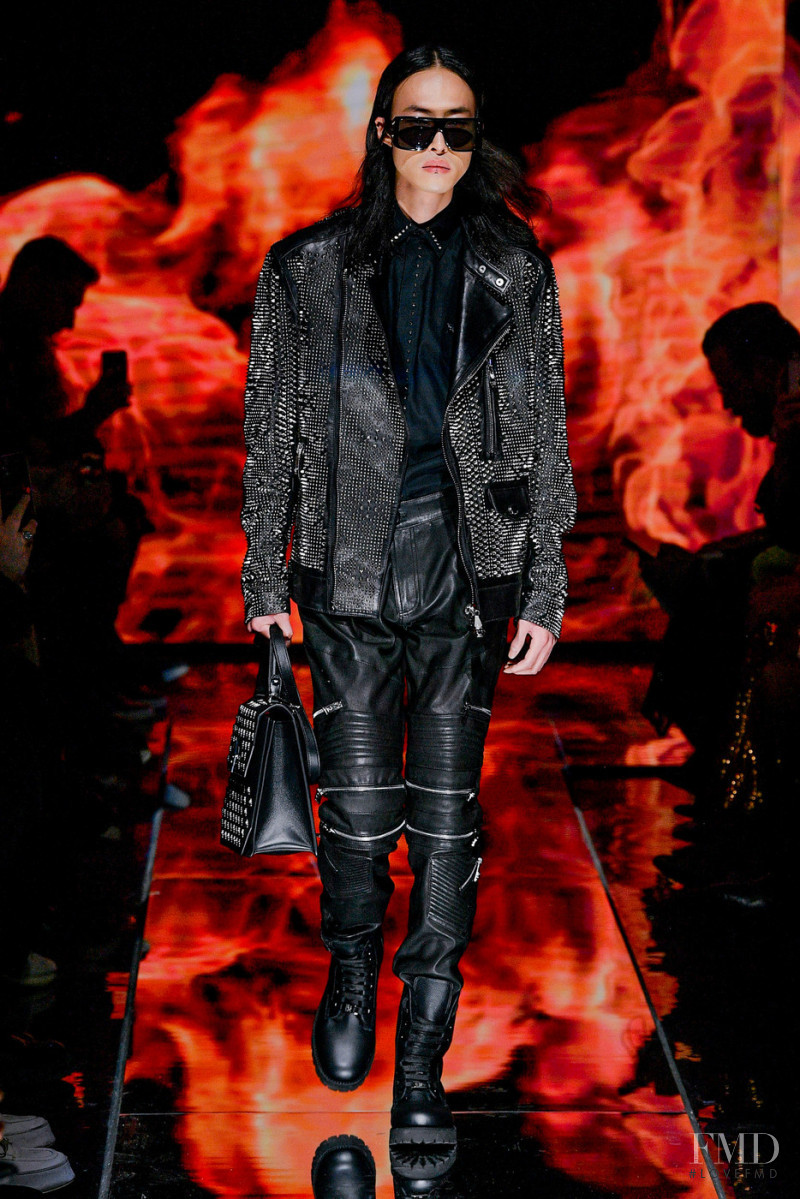 Ji Seok Nam featured in  the Philipp Plein fashion show for Autumn/Winter 2022