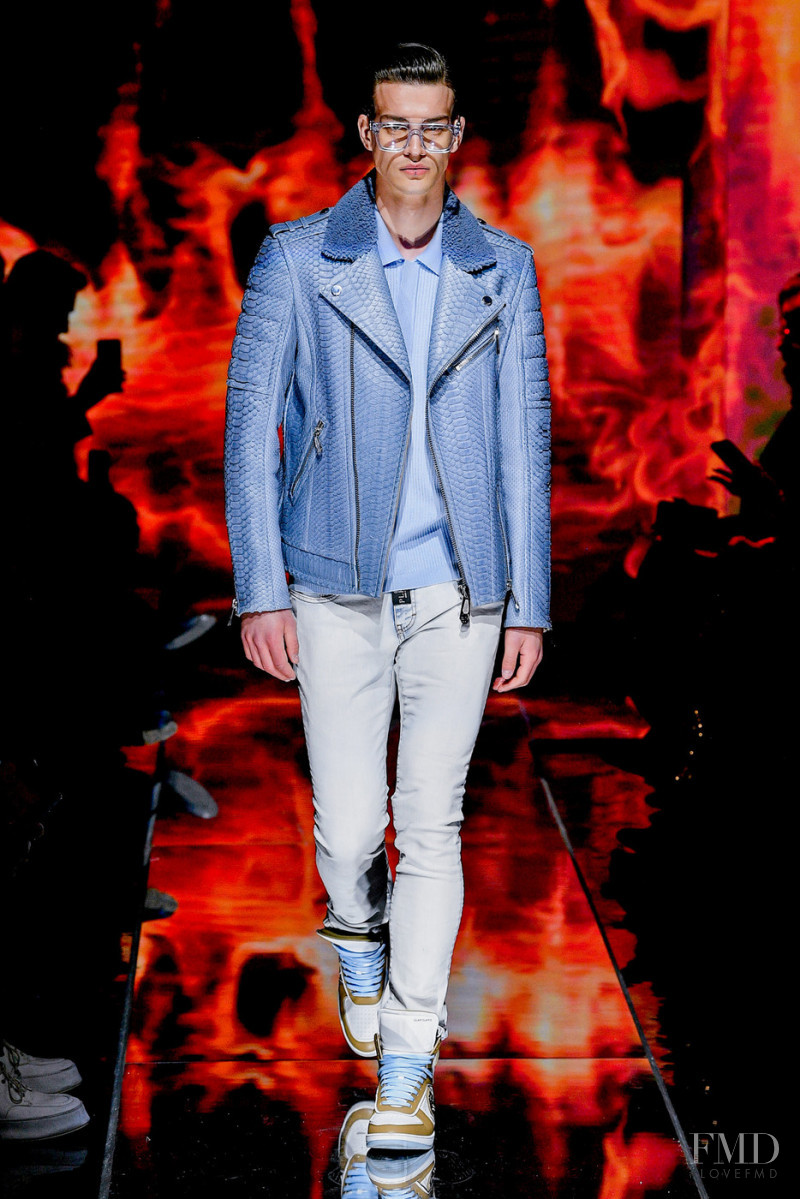 Andreas Athanasopoulos featured in  the Philipp Plein fashion show for Autumn/Winter 2022
