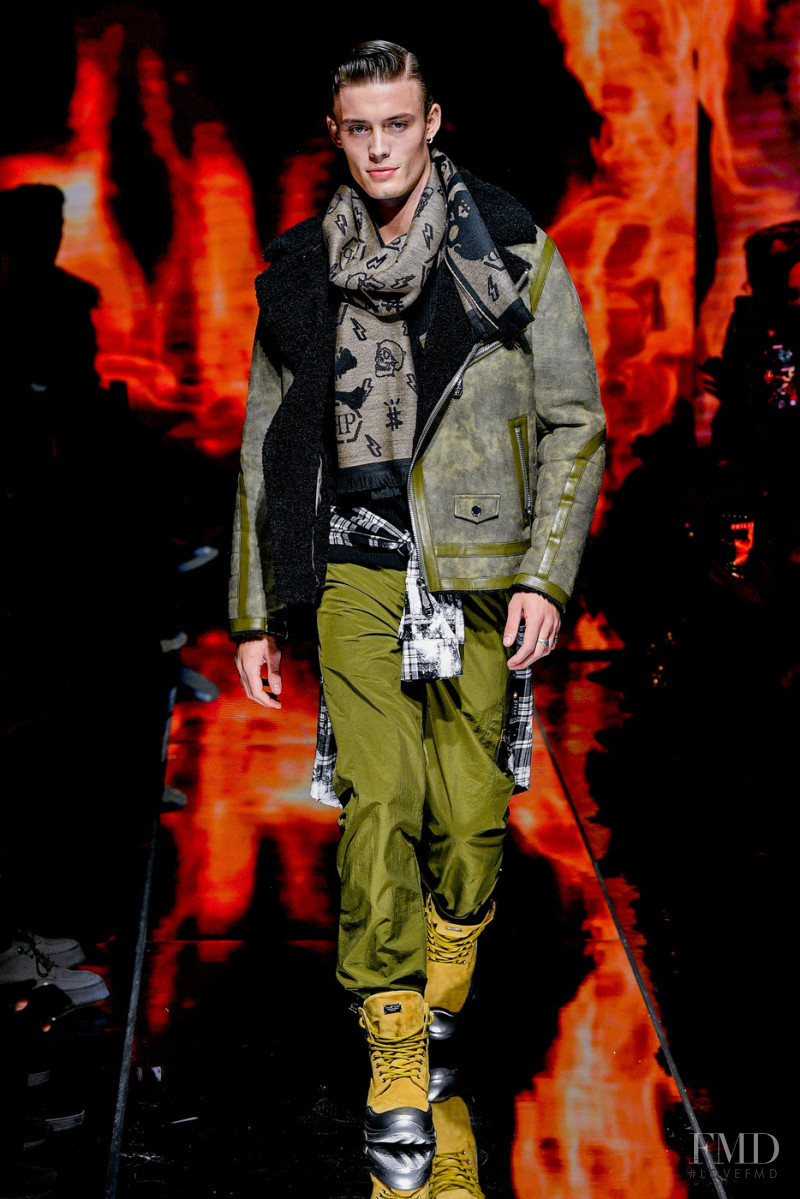 Joao Knorr featured in  the Philipp Plein fashion show for Autumn/Winter 2022