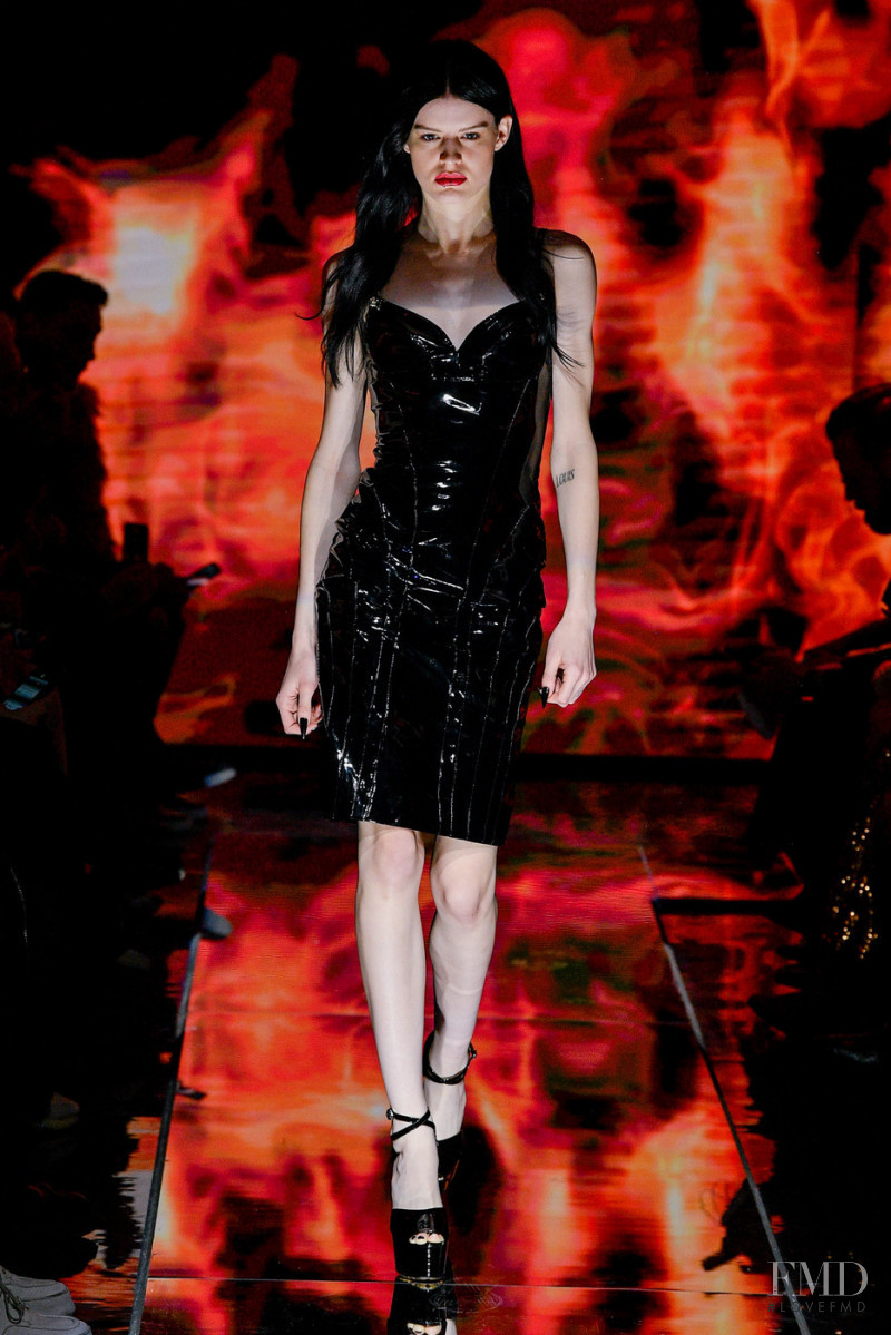 Hannah Elyse featured in  the Philipp Plein fashion show for Autumn/Winter 2022