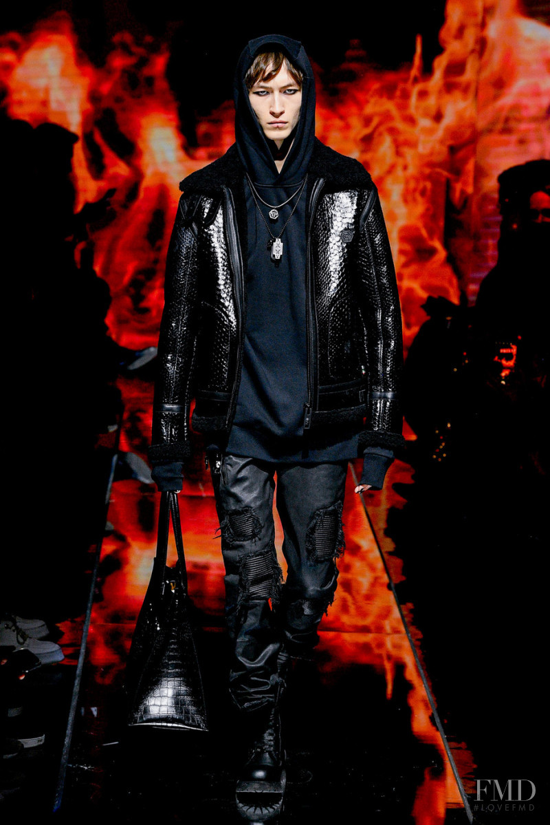 Simon Martyn featured in  the Philipp Plein fashion show for Autumn/Winter 2022