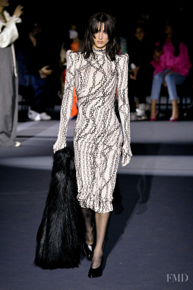 Rachel Marx featured in  the Philosophy di Lorenzo Serafini fashion show for Autumn/Winter 2022