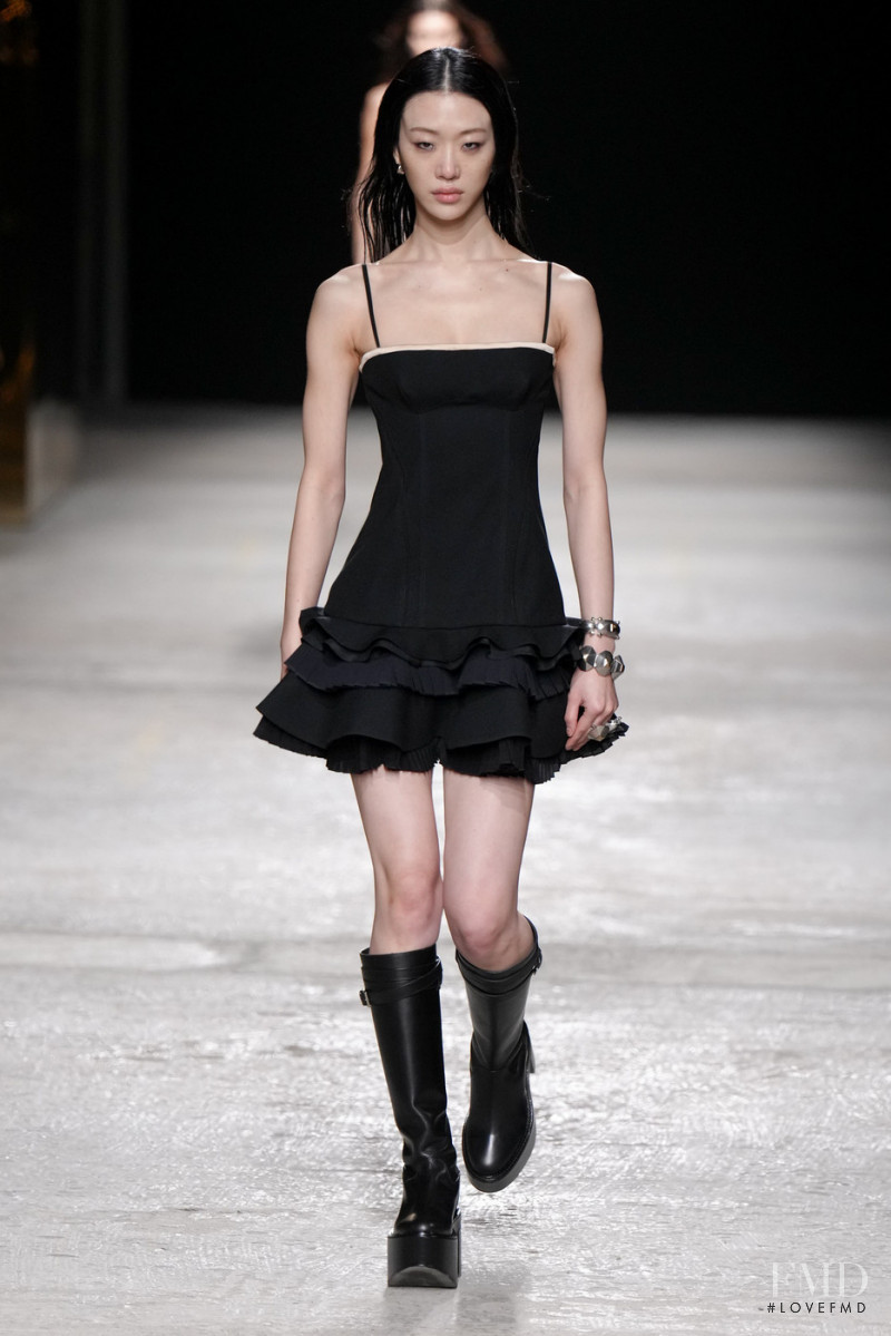 So Ra Choi featured in  the Ports 1961 fashion show for Autumn/Winter 2022