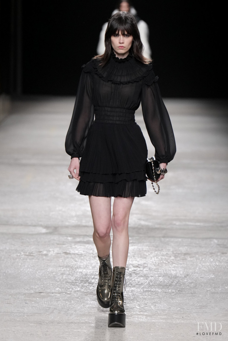 Julie Topsy featured in  the Ports 1961 fashion show for Autumn/Winter 2022