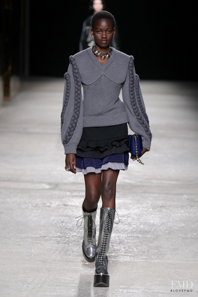 Caren Jepkemei featured in  the Ports 1961 fashion show for Autumn/Winter 2022