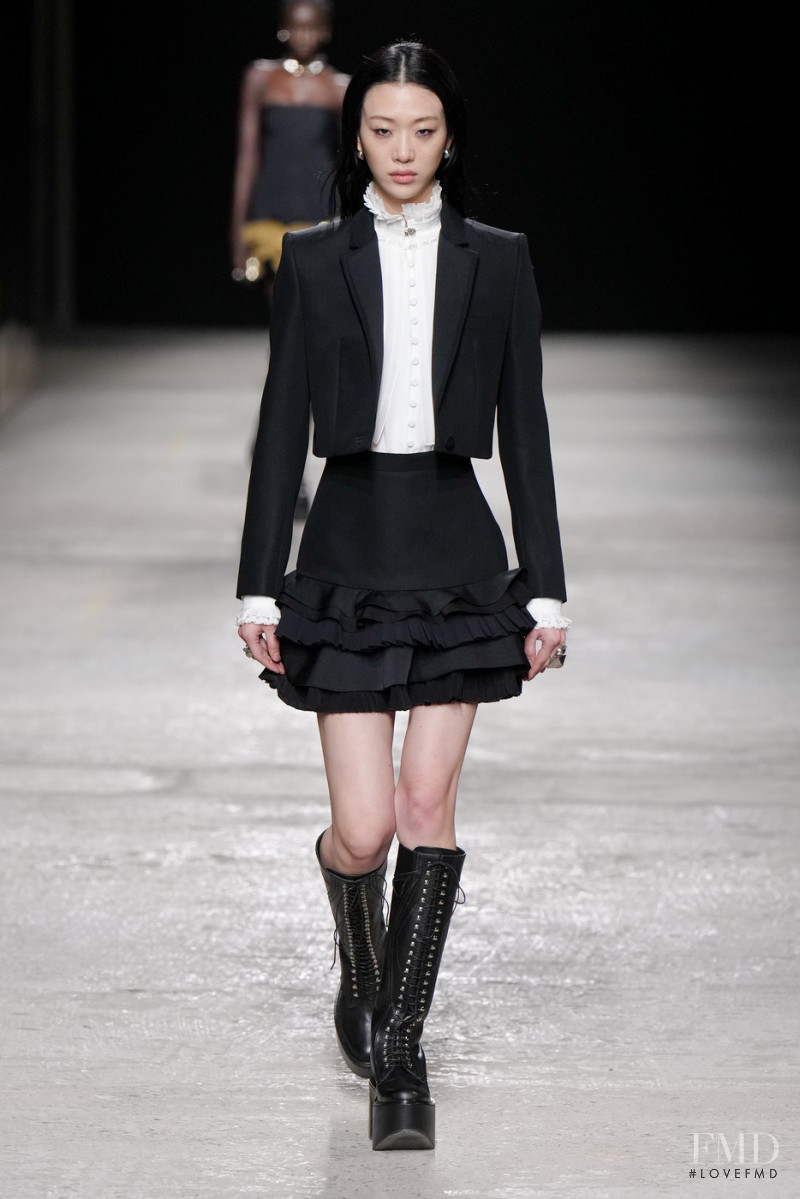 So Ra Choi featured in  the Ports 1961 fashion show for Autumn/Winter 2022