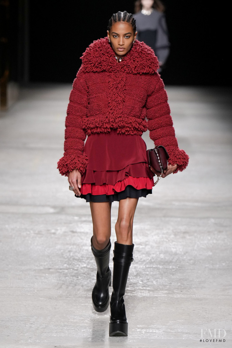 Sacha Quenby featured in  the Ports 1961 fashion show for Autumn/Winter 2022