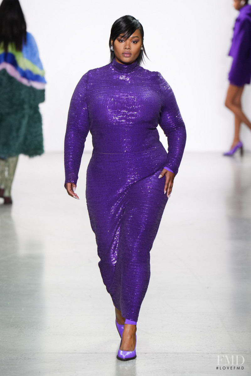 Precious Lee featured in  the Prabal Gurung fashion show for Autumn/Winter 2022