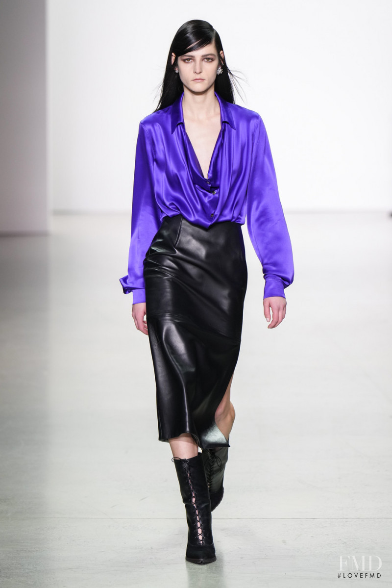 Effie Steinberg featured in  the Prabal Gurung fashion show for Autumn/Winter 2022