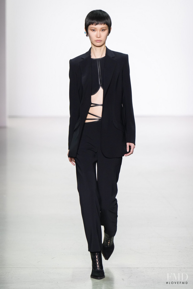 Xi Chen featured in  the Prabal Gurung fashion show for Autumn/Winter 2022