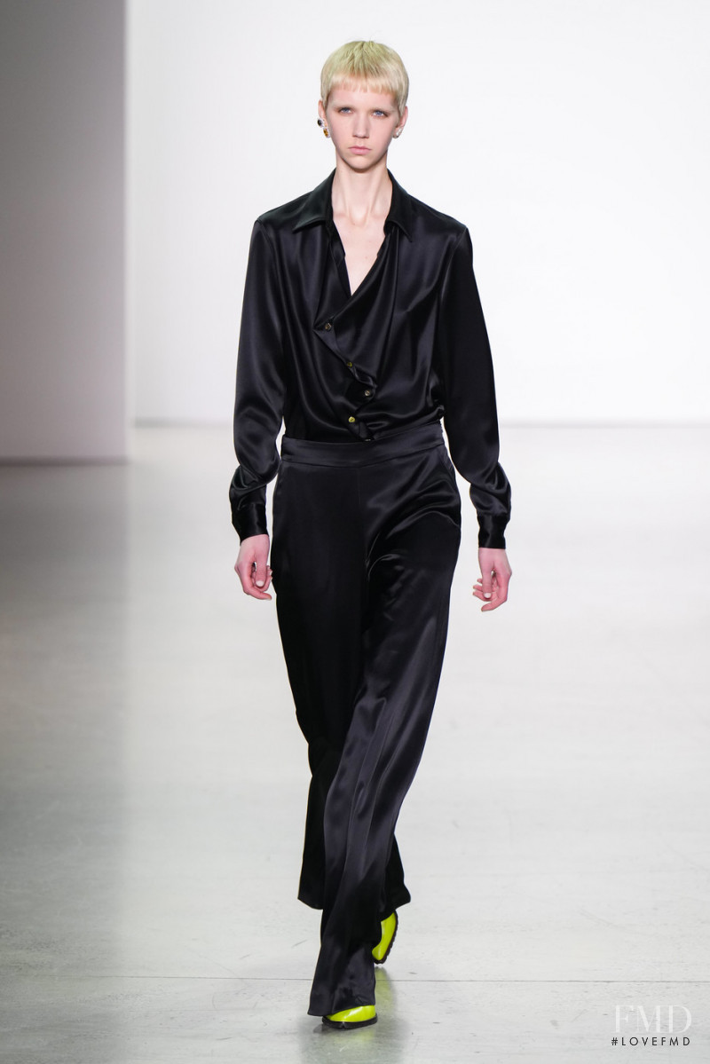 Bente Oort featured in  the Prabal Gurung fashion show for Autumn/Winter 2022