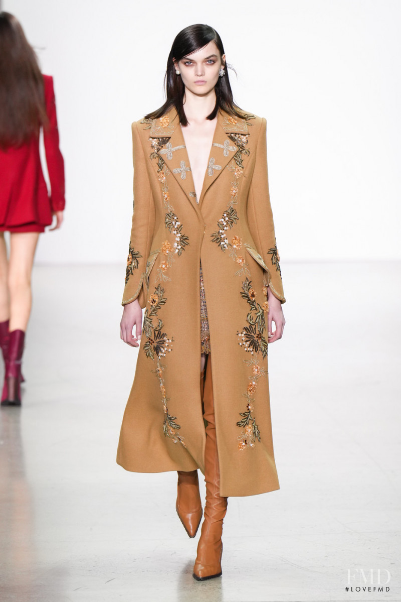 Shayna McNeill featured in  the Prabal Gurung fashion show for Autumn/Winter 2022