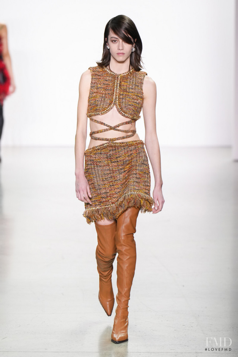 Clea Beuret featured in  the Prabal Gurung fashion show for Autumn/Winter 2022
